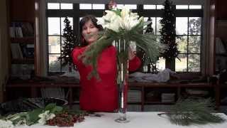 Diana Ryan  Winter Holiday Floral Arrangements [upl. by Pell]