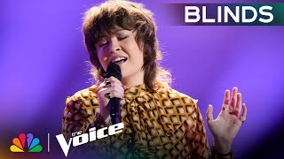 Olivia Rubinis Phenomenal Linda Ronstadt Cover Earns Johns Last Spot  Voice Blind Auditions  NBC [upl. by Eleazar]