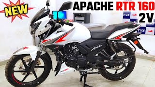 New Tvs Apache RTR 160 2v 2024 Model Review  Price amp Feature  tvs apache rtr 160 2v 2024 apache [upl. by Savage]