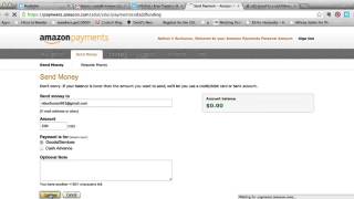 How to Send Money with Amazon Payments [upl. by Bronez396]