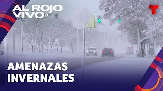 Tormentas invernales amenazan con fuertes vientos granizo y tornados [upl. by Os414]