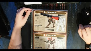 Battletech Classic Premium Record Sheets Unpacking and Overview [upl. by Haig]