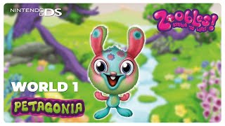 Zoobles Spring to Life NDS  World 1 quotPetagoniaquot HD Walkthrough  No Commentary [upl. by Ellezig338]