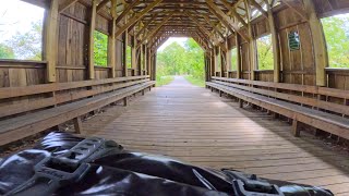 Day 70 Massillon to Steubenville OH Part 2 Bicycle Touring the Great American Rail Trail [upl. by Dyolf]