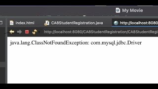 javalangClassNotFoundExceptioncommysqljdbcDriver exception fix  mysql connector importing [upl. by Ardnuasac]