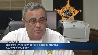 Petition calls for suspension of Fayette County Sheriff [upl. by Daven]