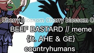 BEEF BSTARD  meme 🌹  ft AHE amp GE  countryhumans [upl. by Fanni]