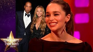 Emilia Clarke Cried When She Met Beyonce amp Jay Z  The Graham Norton Show [upl. by Salsbury]