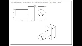 Example 28 on Isometric Projections [upl. by Zimmermann]