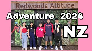 Red woods Altitude Family adventures 2024lenmars vlog ♥️ Rotorua New Zealand [upl. by Aninad]