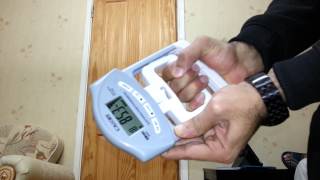 Grip dynamometer hand strength test 888kg [upl. by Fini]