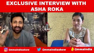 Asha Roka I am confident about beating Alyse Anderson on March 26  ONE Championship [upl. by Aidekal]