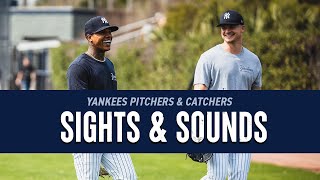 SIGHTS amp SOUNDS Pitchers and Catchers  New York Yankees [upl. by Shulamith991]