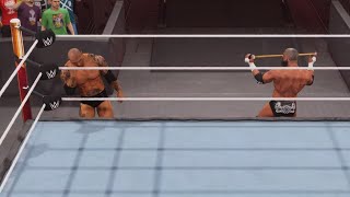 WWE 2K24  Batista vs Triple H  No Holds BarredWrestleMania 35 [upl. by Adiahs75]