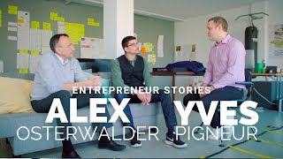 Entrepreneur stories  Alexander Osterwalder amp Yves Pigneur créateurs du Business Model Canvas [upl. by Asabi]