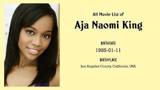 Aja Naomi King Movies list Aja Naomi King Filmography of Aja Naomi King [upl. by Trey]