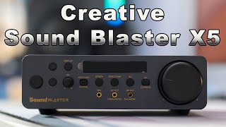 Creative Sound Blaster X5 DAC  Headphone AMP  Song Of Computer And Science [upl. by Nahtannhoj]