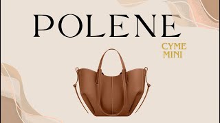 ReviewUnboxing Túi Polène Paris Cyme Mini EDITION TEXTURED CAMEL giá tốt  chất lượng tốt  nên mua [upl. by Nirrep]