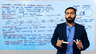 SN2 Reaction  Nucleophilic substitution of Bimolecular reaction  12th Class chemistry  ch10 [upl. by Rusticus]