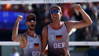 Olympische Spiele 2024 Die deutschen Beachvolleyballer holen die Silbermedaille [upl. by Yesnel759]