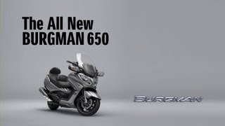 2013 SUZUKI BURGMAN 650Executive Technical Overview [upl. by Adnor]