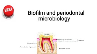 Biofilm and periodontal microbiology [upl. by Sema]