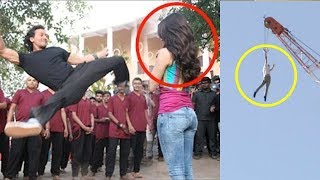 All Tiger Shroff’s Amazing LIVE Stunts Videos [upl. by Resiak535]