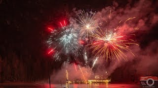 Neujahr in Osttirol Tristacher See Feuerwerk 9 min [upl. by Markos]