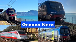 Treni a Genova Nervi [upl. by Reel]