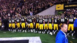 Iowa Football Entrance [upl. by Aketahs]