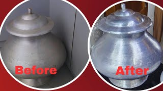 Chengphu Fengdringeida Videose Yengbihou  How to clean silverAluminum with Shiny  mhm [upl. by Elyad]