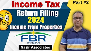 Part2 Income Tax Return Filling  2024Income from Propertiesincometax [upl. by Debbra]