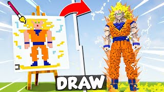 NOOB vs PRO DRAWING BUILD COMPETITION in Minecraft Episode 2 [upl. by Clerissa]