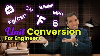 Unit Conversion  For Engineers density stress weight force pressure [upl. by Garvin]