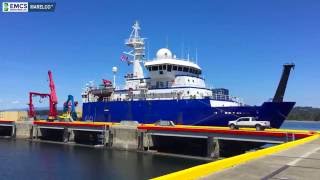 EMCS Marelco Hydrosonic Hull Tender system Sikuliaq Research Vessel [upl. by Otrebireh]