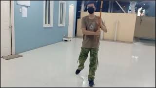 Arnis de Caballes Balintawak Style in Filipino Martial Arts [upl. by Legnaleugim779]