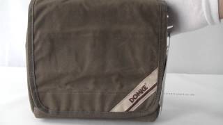 ReviewDomke F 5XZ Large Shoulder Bag RuggedWear Canvas Coated With Wax Vertical Slip Pockets [upl. by Olatha22]