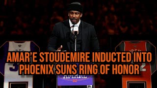 Amare Stoudemire Inducted into Phoenix Suns Ring of Honor FULL CEREMONY [upl. by Roeser]