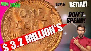 5 Ultra One Cent Rare Lincoln One Cent Coins worth A lot of money Coins worth Money [upl. by Nollahs]