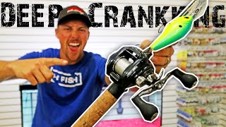 You NEED This Setup for DEEP CRANKBAIT FISHING Best Crankbait Reel [upl. by Melly]