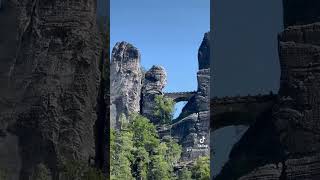 Bastei Bridge as seen from the Elbe [upl. by Aratnahs123]