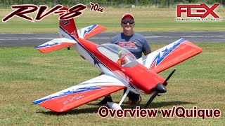 RV8 70cc FLS Overview wQuique Somenzini [upl. by Just529]