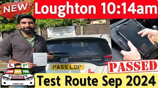 Loughton Driving Real Test 19th Sep 1014am [upl. by Nannette]