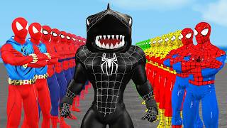 Siêu nhân nhện🔴Spider Man Birthday Attacked by Bad Guy Joker vs Dinosaur T rex vs Team spider man 2 [upl. by Laet]