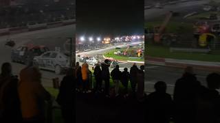 Bonfire night Demolition Derby 🎆 demolitionderby crash bangerracingcrashes [upl. by Nerland]