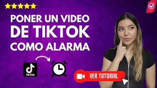 Cómo PONER un VIDEO de TikTok de ALARMA  ✅Para IOS y Android📱 [upl. by Kubetz]