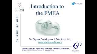 Introduction to the FMEA Webinar PreRecorded [upl. by Enifesoj]