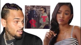 Chris Brown And Karrueche Tran Back Together Both Caught Leaving Six Flags [upl. by Lavro]