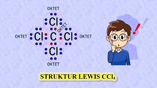 STRUKTUR LEWIS CCl4 [upl. by Lovell209]