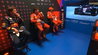 Drivers Cooldown Room Post RACE Interview  F1 2024 US Grand Prix [upl. by Libbie]